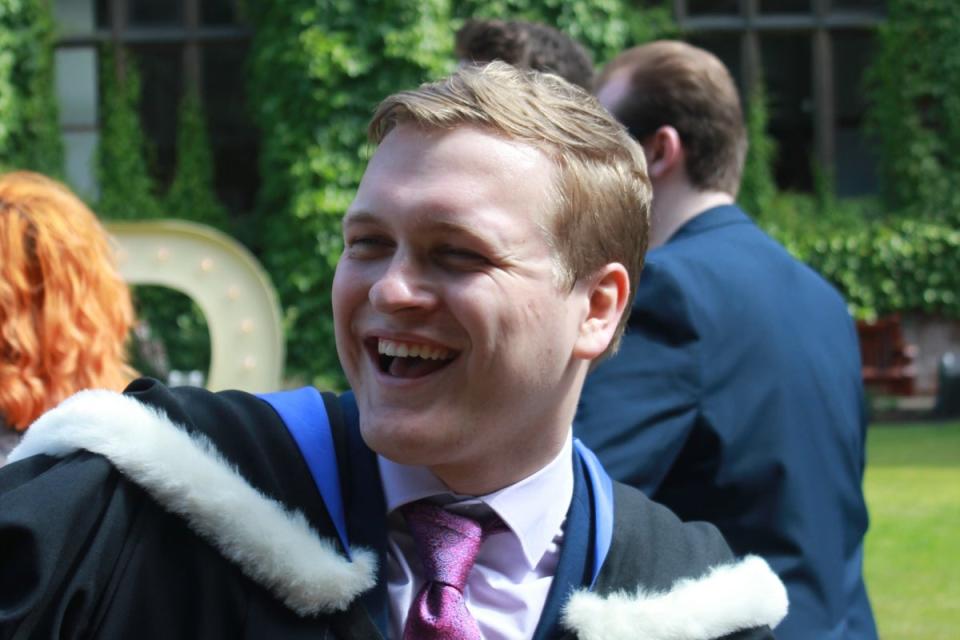 Computer programmer James Atkinson was a popular Newcastle University graduate (PA Media)