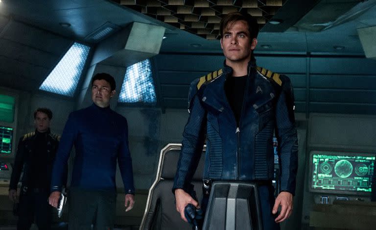 Star Trek: Beyond, con Chris Pine como el capitán Kirk