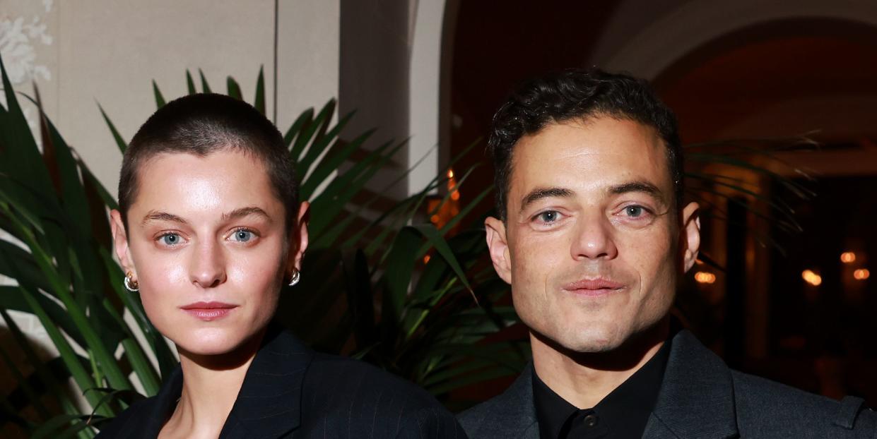 rami malek and emma corrin's relationship timeline