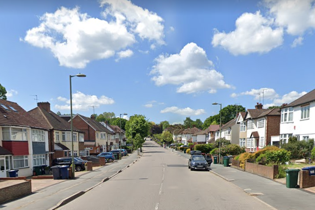 Longmore Avenue in Barnet, near where the collision occurred: Google Maps