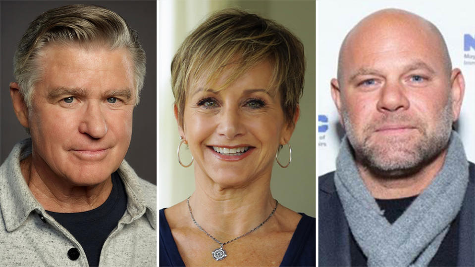 (L-R) Treat Williams, Gabrielle Carteris and Domenick Lombardozzi - Credit: WarnerMedia