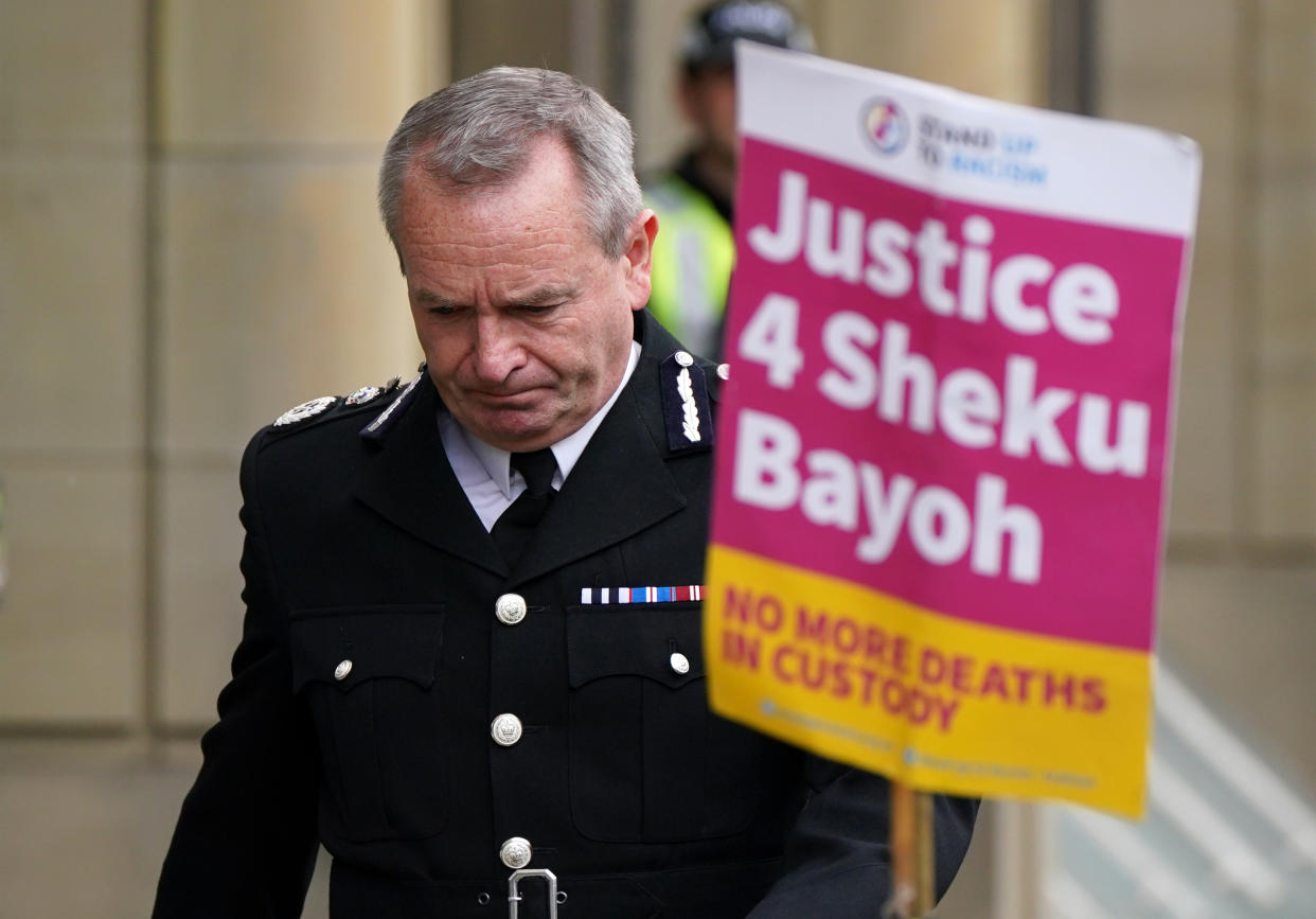Sir Iain Livingstone is also involved in the fatal accident inquiry into the death of Sheku Bayoh (Andrew Milligan/PA)