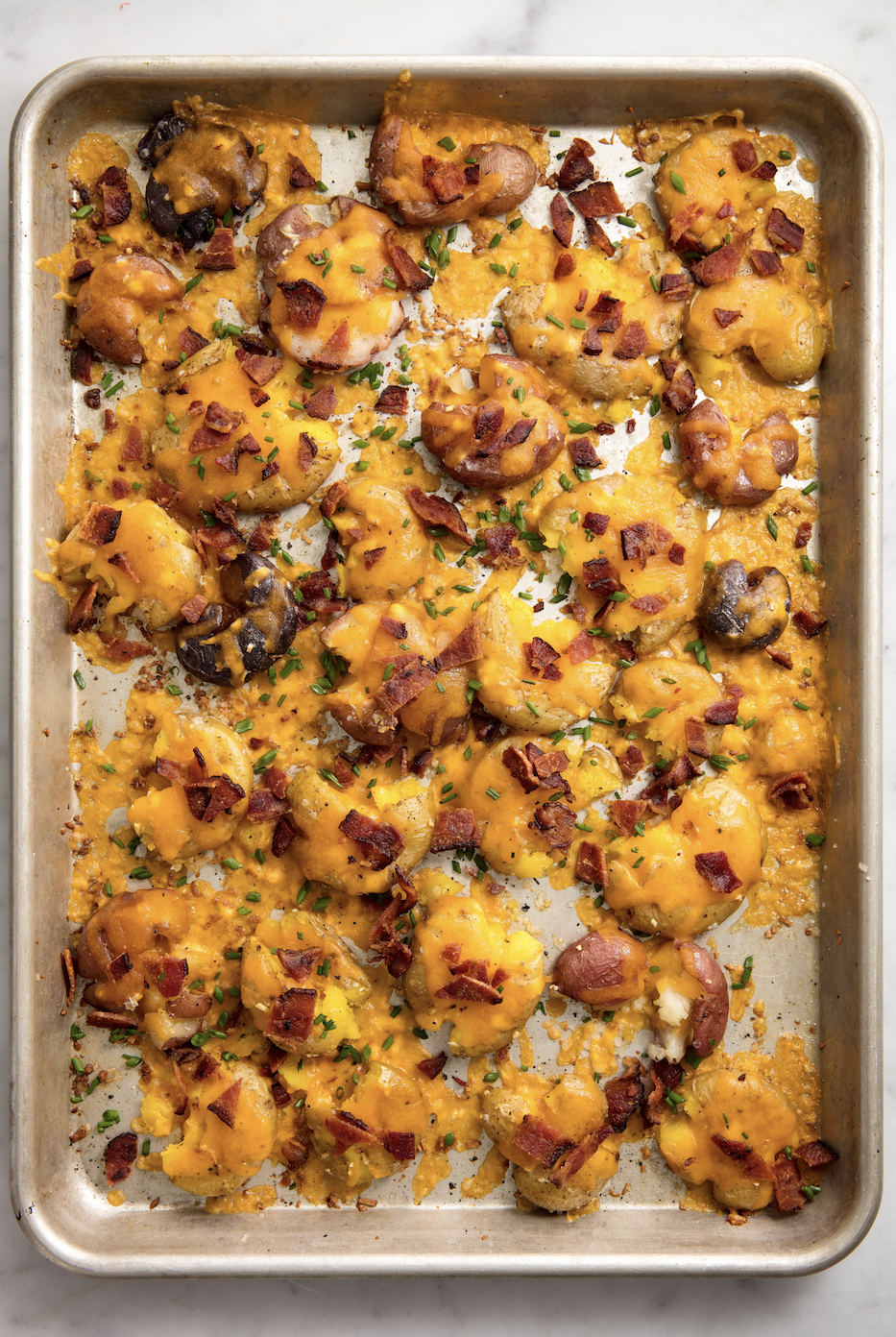 Loaded Smashed Potatoes