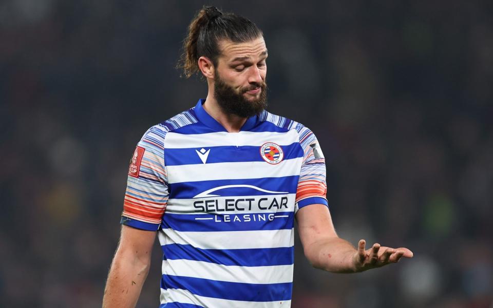 A dejected Andy Carroll of Reading walks off after being sent off during the Emirates FA Cup Fourth Round match between Manchester United and Reading - Erik ten Hag: Reckless Andy Carroll had no place on a football pitch -Erik ten Hag: Reckless Andy Carroll had no place on a football pitch - Robbie Jay Barratt/Getty Images