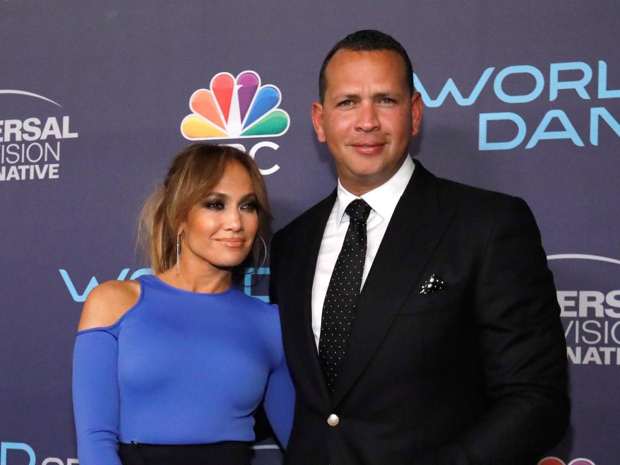 Jennifer Lopez and Alex Rodriguez