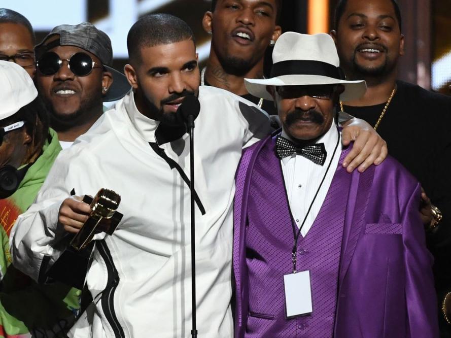 Drake Trolls His Dad With Hilarious Throwback Picture Of Red Pimp Suit