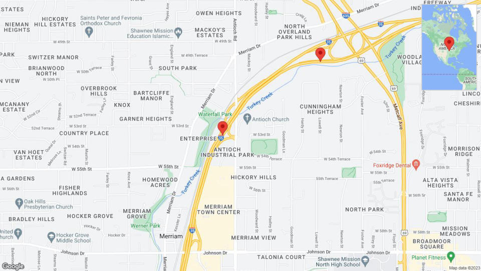 A detailed map that shows the affected road due to 'Reports of a crash on northbound I-35' on October 16th at 4:14 p.m.