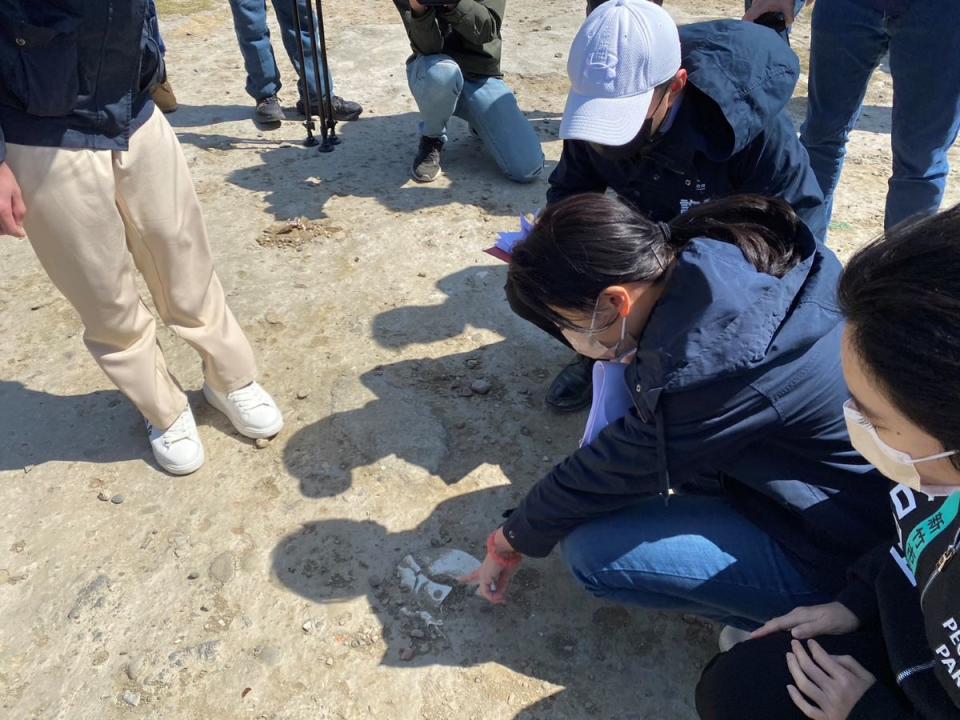 高虹安挖棒球場足球場和風箏賽場，被批是考古家。（圖：市府提供）