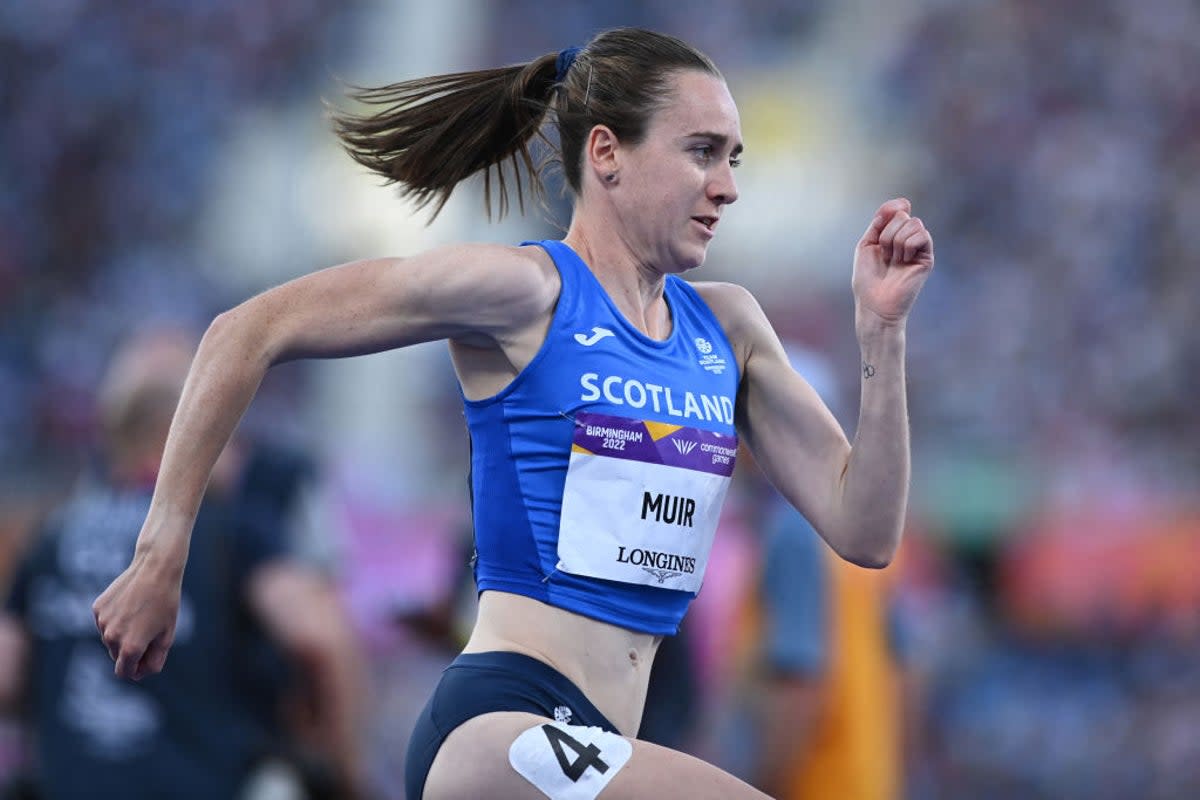 Laura Muir has returned early from a training camp in South Africa  (AFP via Getty Images)