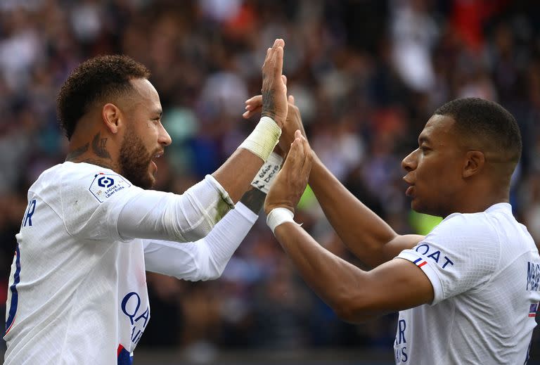 Neymar y Mbappé están combinando de gran manera para generar chances de peligro en PSG