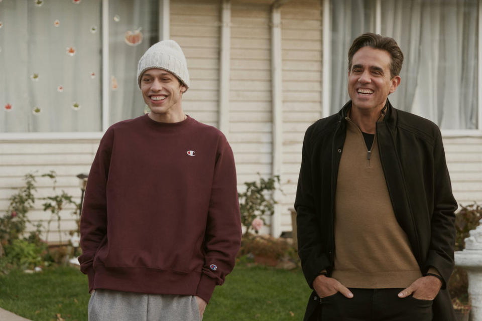 Pete Davidson, left, and Bobby Cannavale in <i>Bupkis</i><span class="copyright">Karolina Wojtasik—Peacock</span>