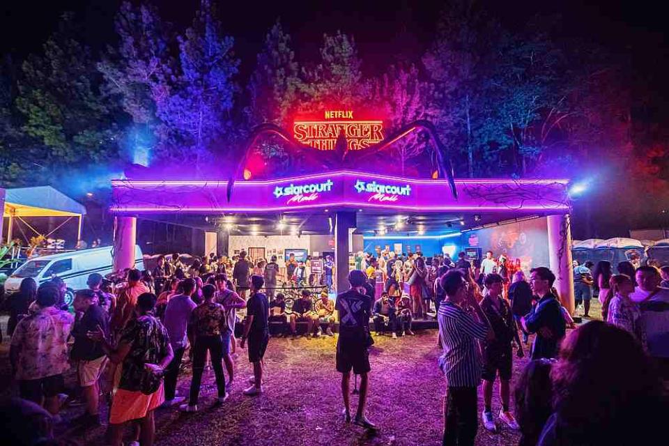 With its striking neon lights and spine-chilling recreation of the Mind Flayer, the ‘Stranger Things’ booth gave Good Vibes Festival 2019 attendees a weekend to remember. — Picture courtesy of 'All Is Amazing' and Netflix