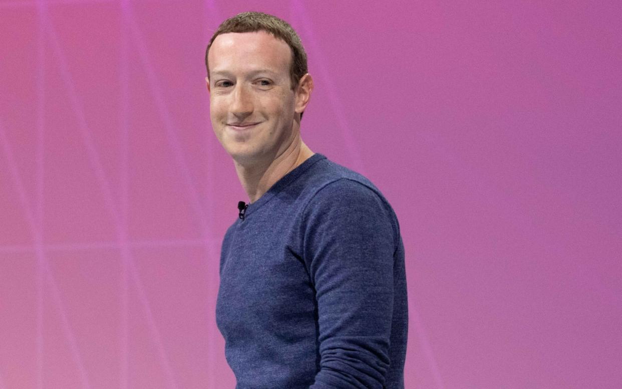 Mark Zuckerberg at a conference in Paris, 2018 - Getty Images Europe
