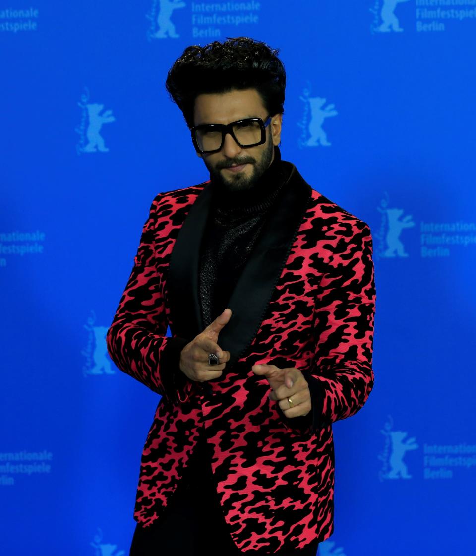 BERLIN, GERMANY - FEBRUARY 09: Actor Ranveer Singh attends the press conference of 