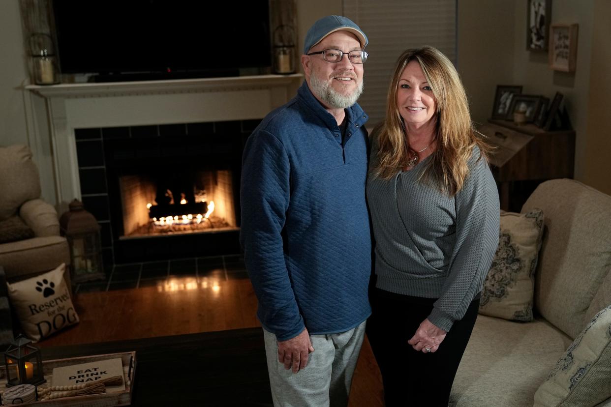 Heidi Quelette, of Grove City, is going through the process to donate her right kidney to her high school friend, Gene Peters, who relies on dialysis three times a week to combat kidney failure. The 1986 Franklin Heights graduates lost touch for several decades before reconnecting on Facebook. The transplant is scheduled for Feb. 17.