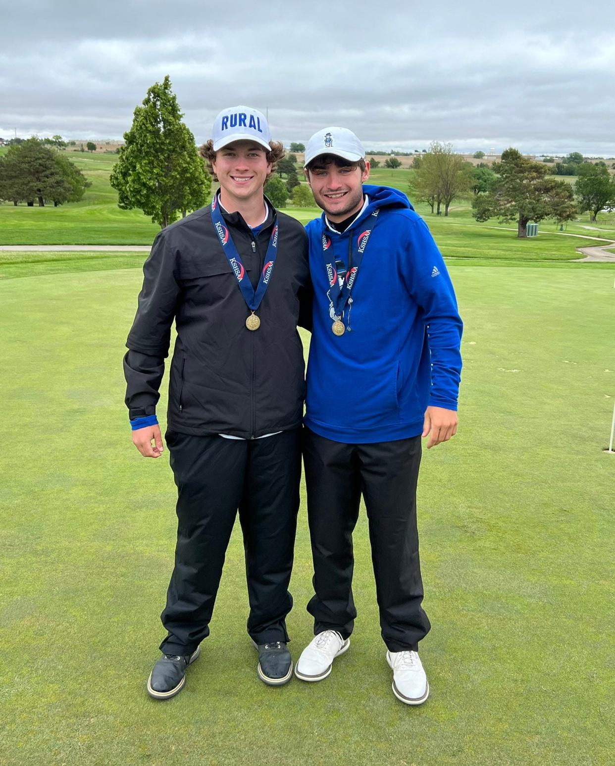 Recent Washburn Rural grad Giles Frederickson, left, had plans to compete athletically after high school, but that all changed after a snakebite.