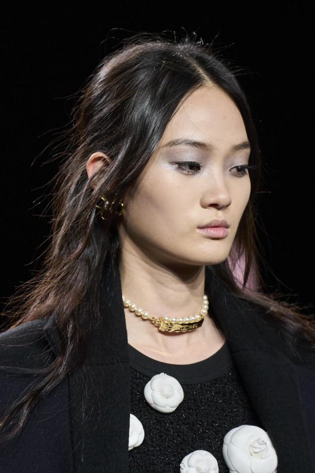 Chanel's Paris Fashion Week AW23 silver eyeshadow will literally