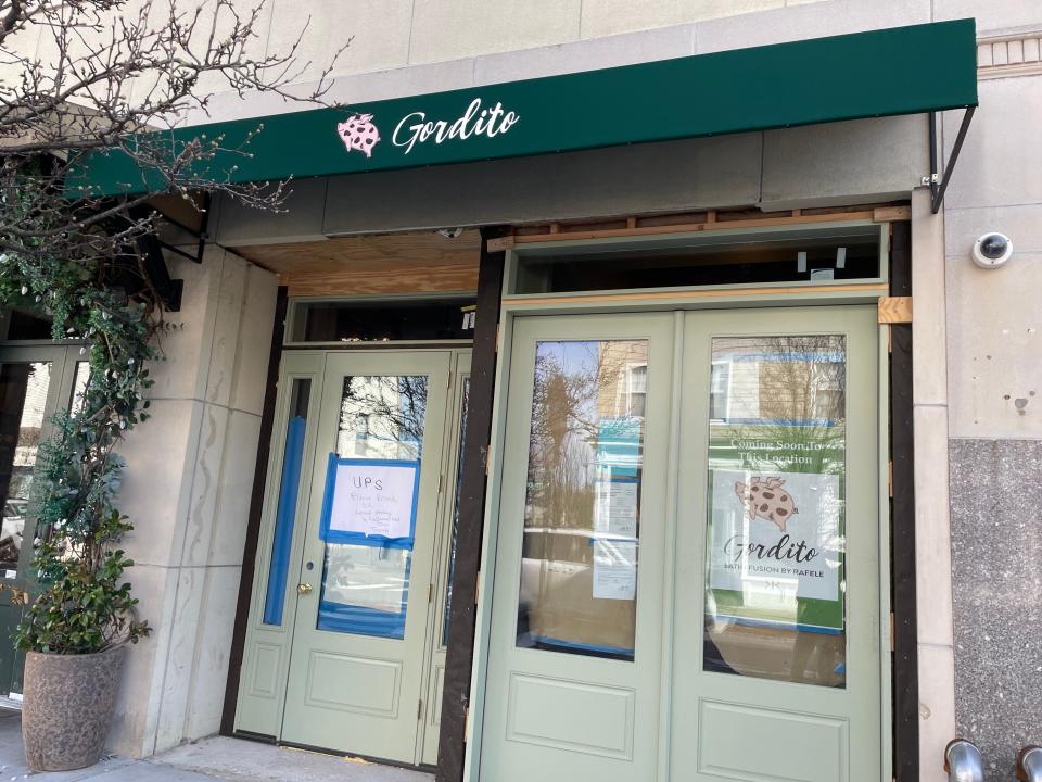 Gordito in Rye should open in early April. The new restaurant, with the motto "A bold new take on tapas," isfrom Chef Rafele Ronca, owner of Rafele Rye next door. Photographed March 2024