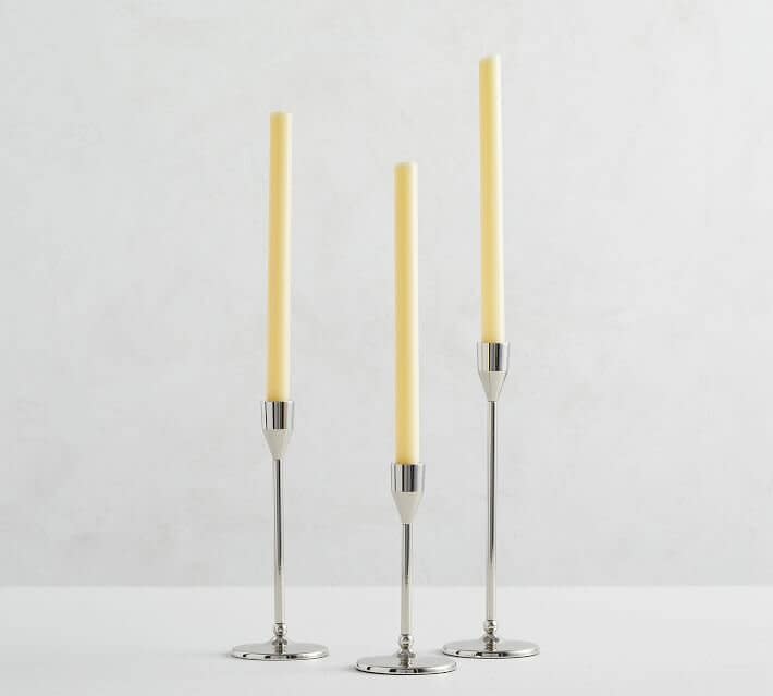 Silver Candle Holders