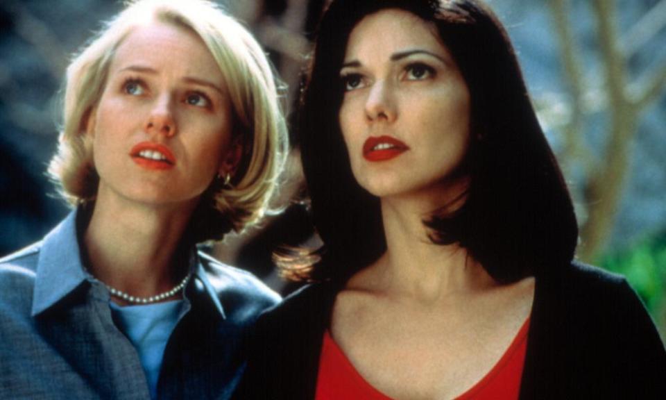 Naomi Watts, left, and Laura Harring in Mullholland Drive.