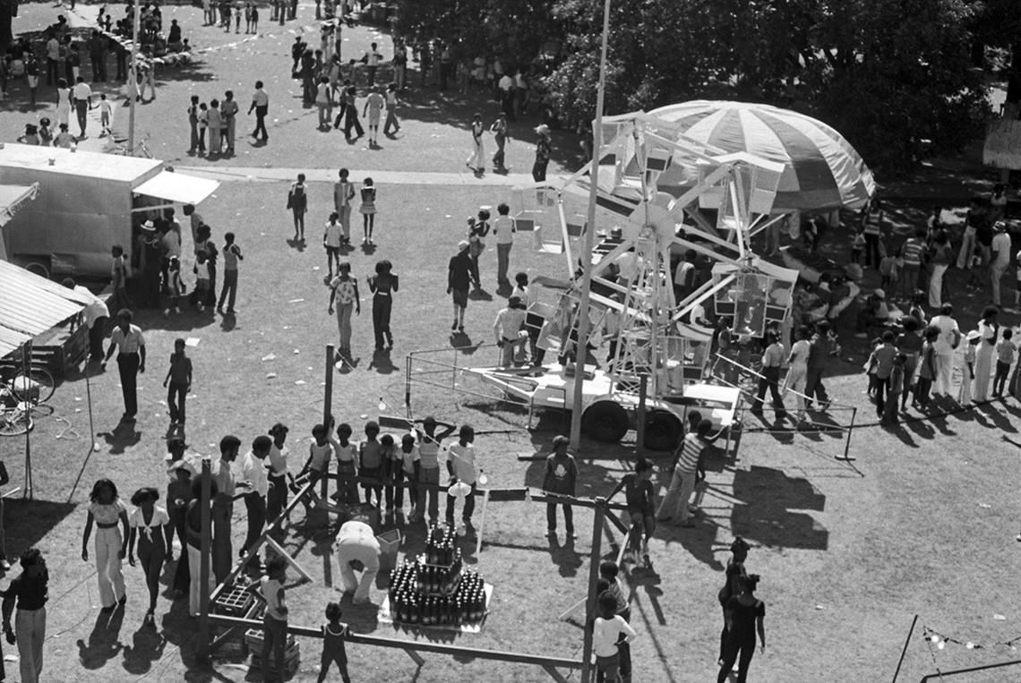 Juneteenth Jamboree at Sycamore Park in Fort Worth in 1974.