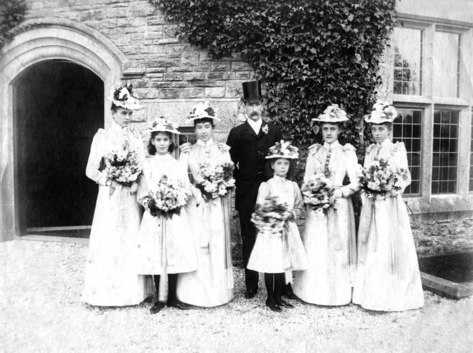 <p>The best thing about your Victorian bridesmaid dress? You could shorten it after the wedding and wear it again. We kid you not, this line has been going around since the 19th century and Victorian women really would <a href="http://www.avictorian.com/weddingattire.html" rel="nofollow noopener" target="_blank" data-ylk="slk:repurpose their bridesmaid dresses;elm:context_link;itc:0;sec:content-canvas" class="link ">repurpose their bridesmaid dresses</a> for everyday wear.</p>