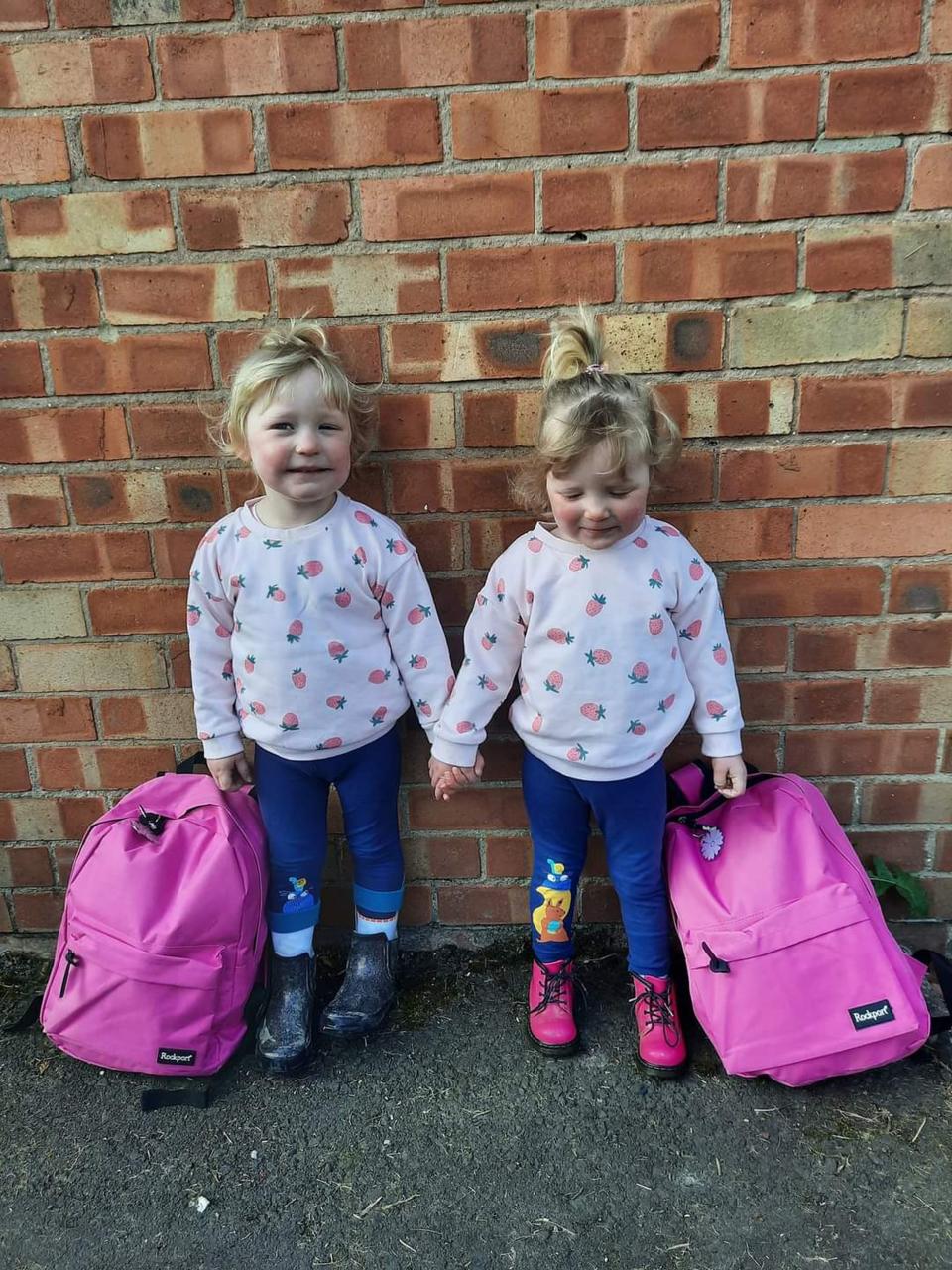 The twins are now two and have started nursery. (Kennedy News and Media)