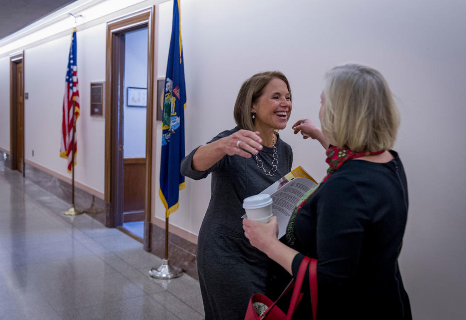 Behind the scenes of Katie Couric’s interview with Sen. Susan Collins