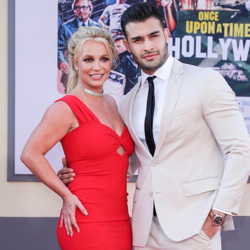 Britney Spears, Sam Asghari, Once Upon a Time in Hollywood Premiere