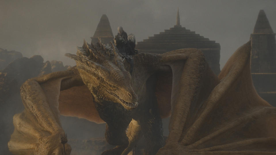 Syrax is Rhaenyra Targaryen's mount in House of the Dragon. (HBO)