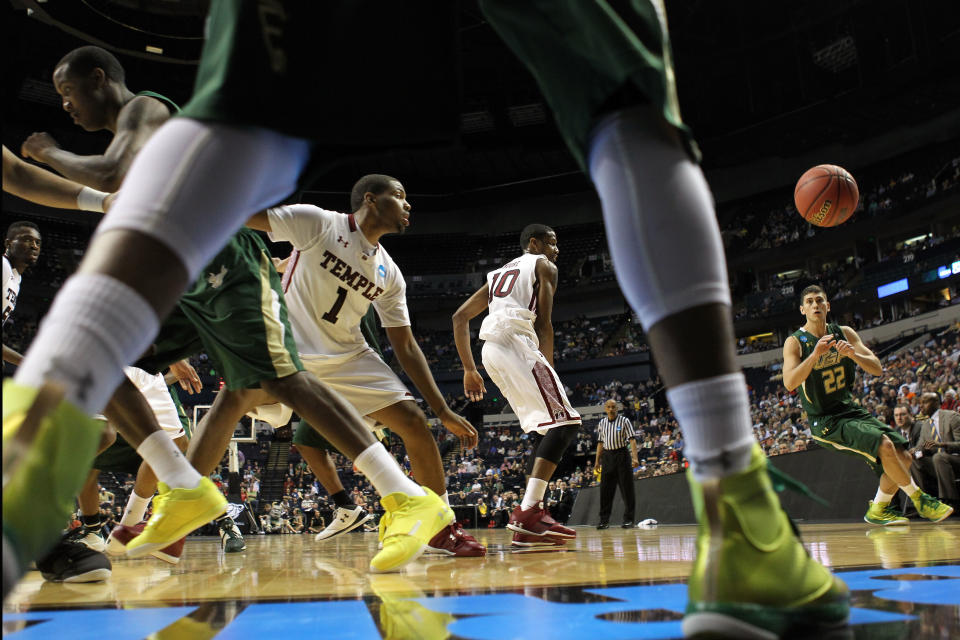 NCAA Basketball Tournament - South Florida v Temple