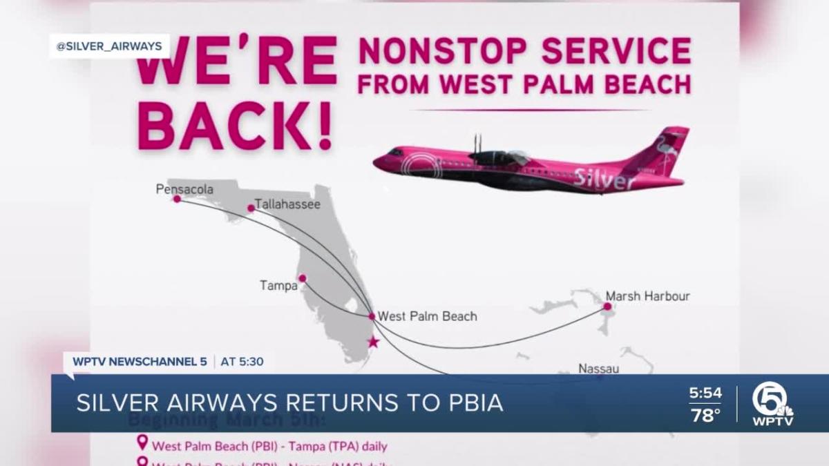 Silver Airways once again taking flight at Palm Beach International Airport