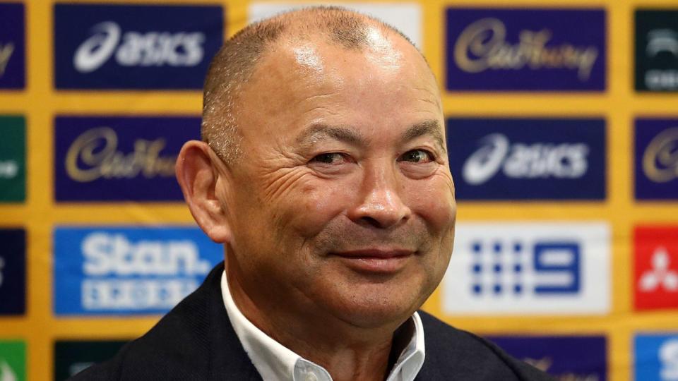 Wallabies coach Eddie Jones during a press conference ahead of the Rugby Championship match against South Africa (Springboks) Credit: Alamy