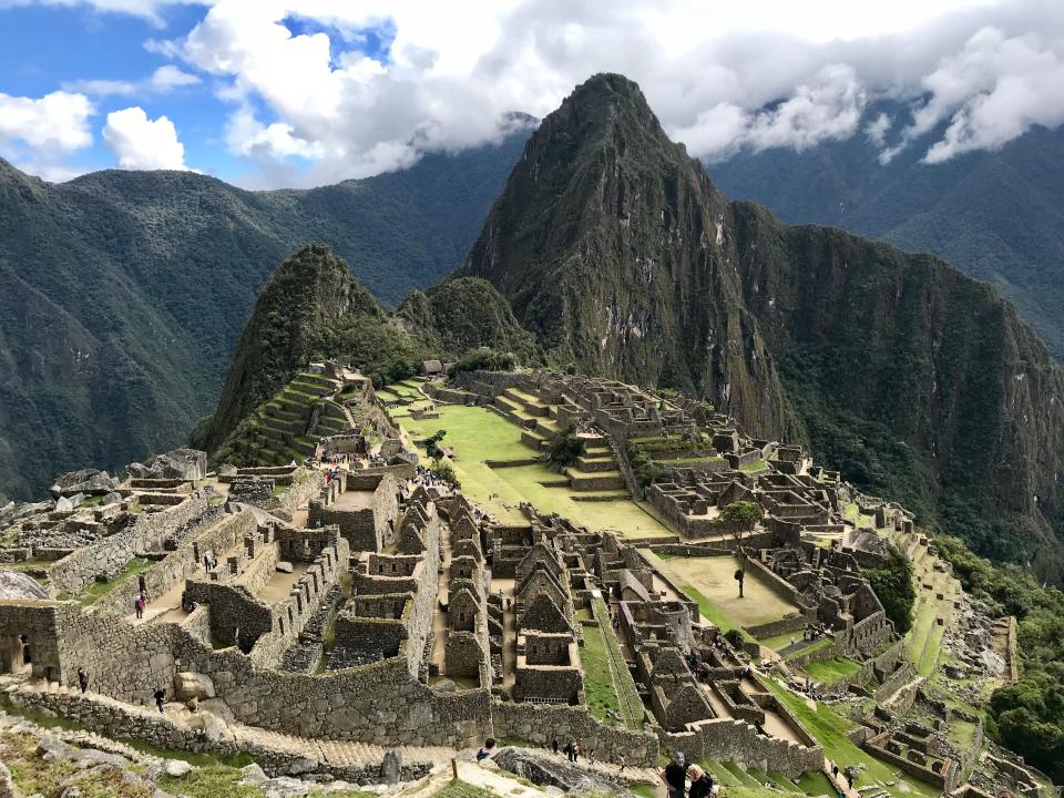 Machu Picchu in Peru.