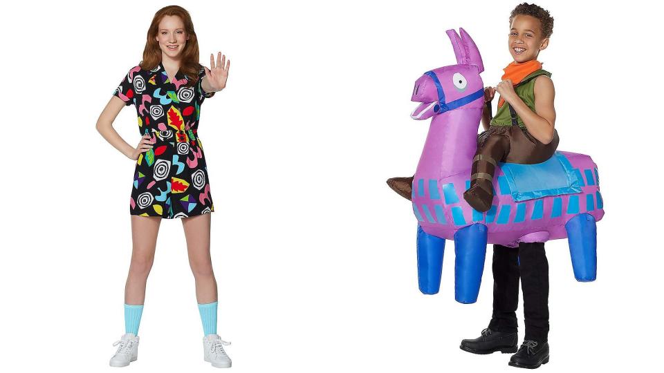 Save on popular costumes from Stranger Things, Fortnight, and more.