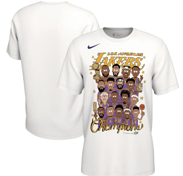 Lakers 2020 hot sale nba champions shirt