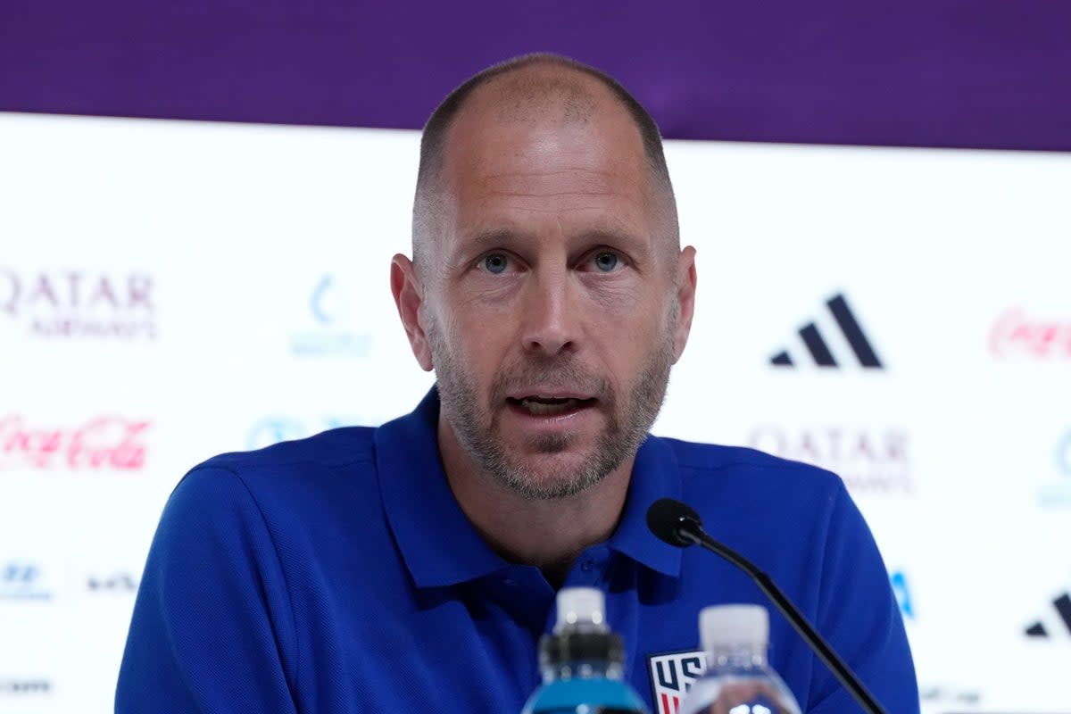 United States boss Gregg Berhalter has spoken about an incident in which he kicked his now wife as a teenager (Jonathan Brady/PA) (PA Wire)