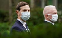 U.S. President Donald Trump holds press briefing on coronavirus response at the White House in Washington