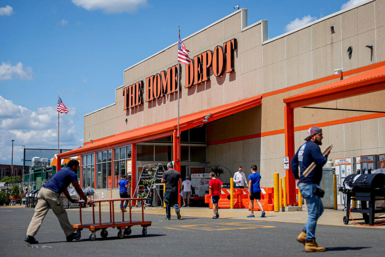 Street view of a Home Depot store. ( Ting Shen / Bloomberg via Getty Images)