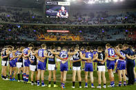 Western Bulldogs and Carlton come together.