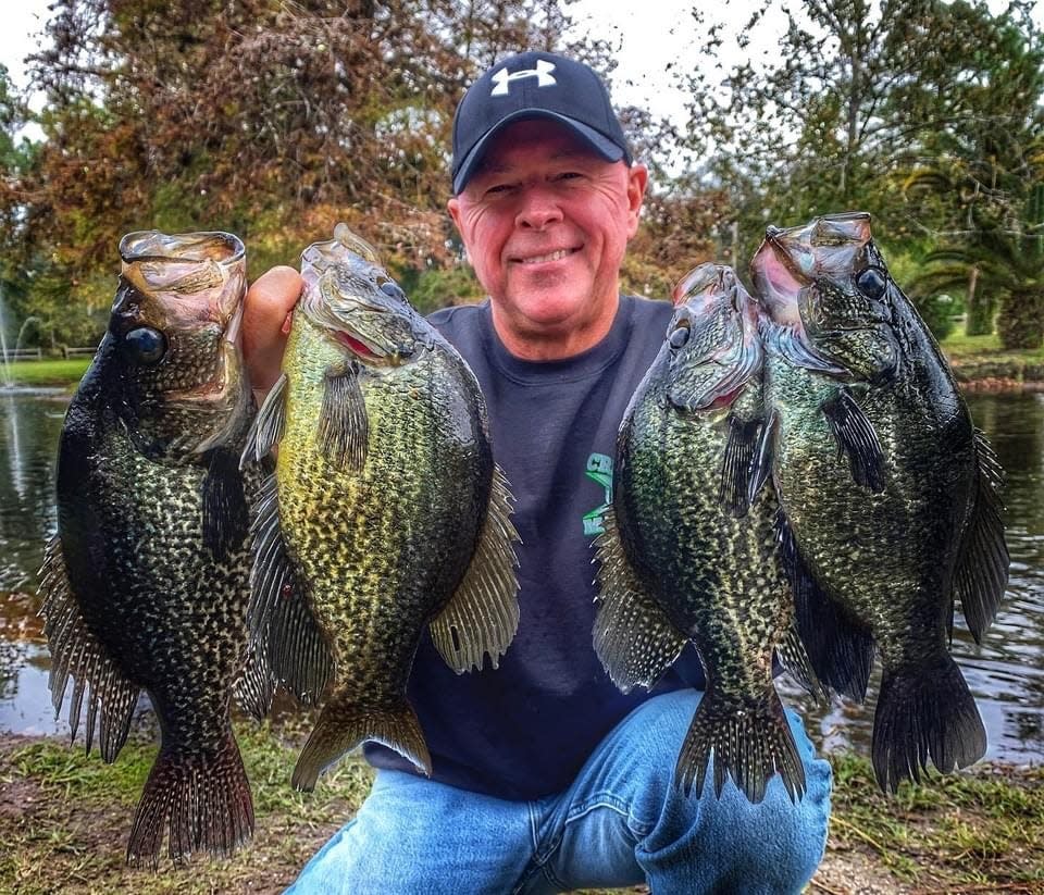 Crappie fisherman Karl Kalonka, host of YouTube's ExtremeAnglerTV, visited Highland Park in DeLand and left with some speckled souvenirs.