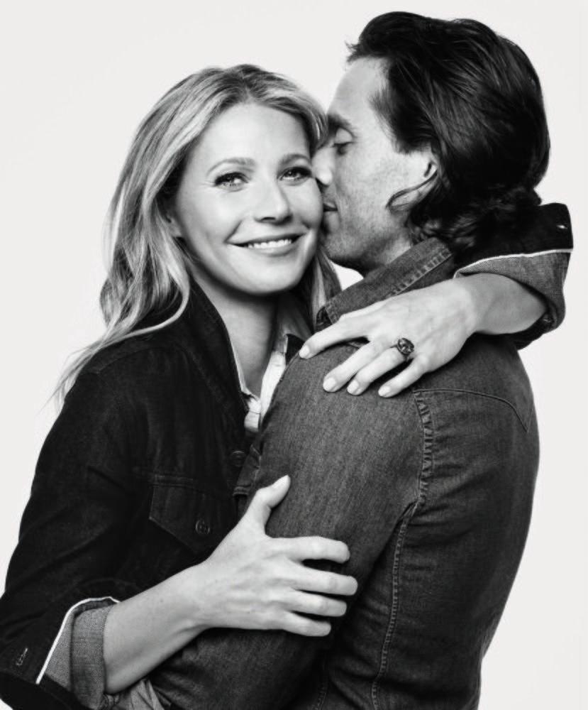 Gwyneth Paltrow and Brad Falchuk for <em>Goop Magazine</em>