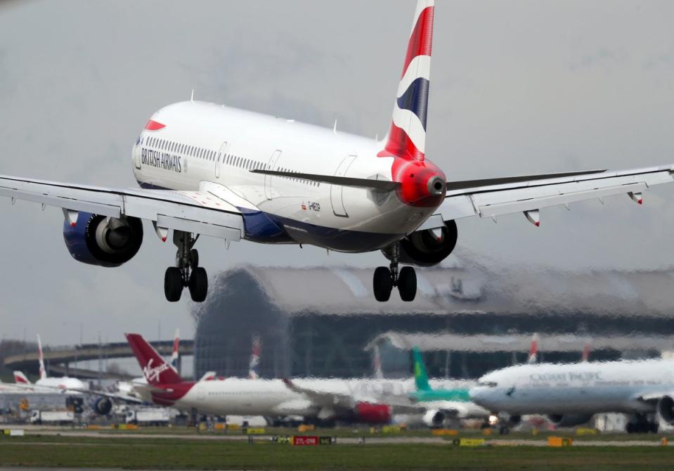 BA staff have voted to strike (Steve Parsons/PA) (PA Archive)