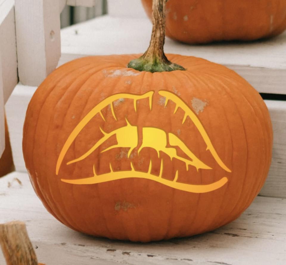 <p>Who doesn't love a good pumpkin pop culture reference? Use this special stencil to carve the iconic lips from <em><a href="https://www.amazon.com/Rocky-Horror-Picture-Show/dp/B001HLZMUE/?tag=syn-yahoo-20&ascsubtag=%5Bartid%7C10055.g.40168110%5Bsrc%7Cyahoo-us" rel="nofollow noopener" target="_blank" data-ylk="slk:The Rocky Horror Picture Show" class="link ">The Rocky Horror Picture Show</a></em> into a big pumpkin. You won't be able to resist singing "Time Warp" as you work. </p><p><a class="link " href="https://go.redirectingat.com?id=74968X1596630&url=https%3A%2F%2Fwww.etsy.com%2Flisting%2F1083507293&sref=https%3A%2F%2Fwww.goodhousekeeping.com%2Fholidays%2Fhalloween-ideas%2Fg40168110%2Fprintable-pumpkin-stencils%2F" rel="nofollow noopener" target="_blank" data-ylk="slk:Shop Now">Shop Now</a></p><p><strong>RELATED</strong>: <a href="https://www.goodhousekeeping.com/life/entertainment/g40218699/best-horror-comedy-movies/" rel="nofollow noopener" target="_blank" data-ylk="slk:The 25 Best Horror Comedy Movies That'll Make You Laugh and Scream at the Same Time" class="link ">The 25 Best Horror Comedy Movies That'll Make You Laugh and Scream at the Same Time</a></p>