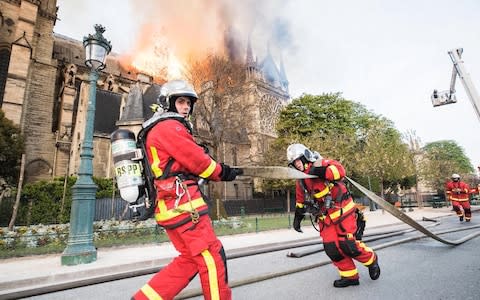 Firefighters tackled the blaze for nine hours - Credit: Universal News And Sport