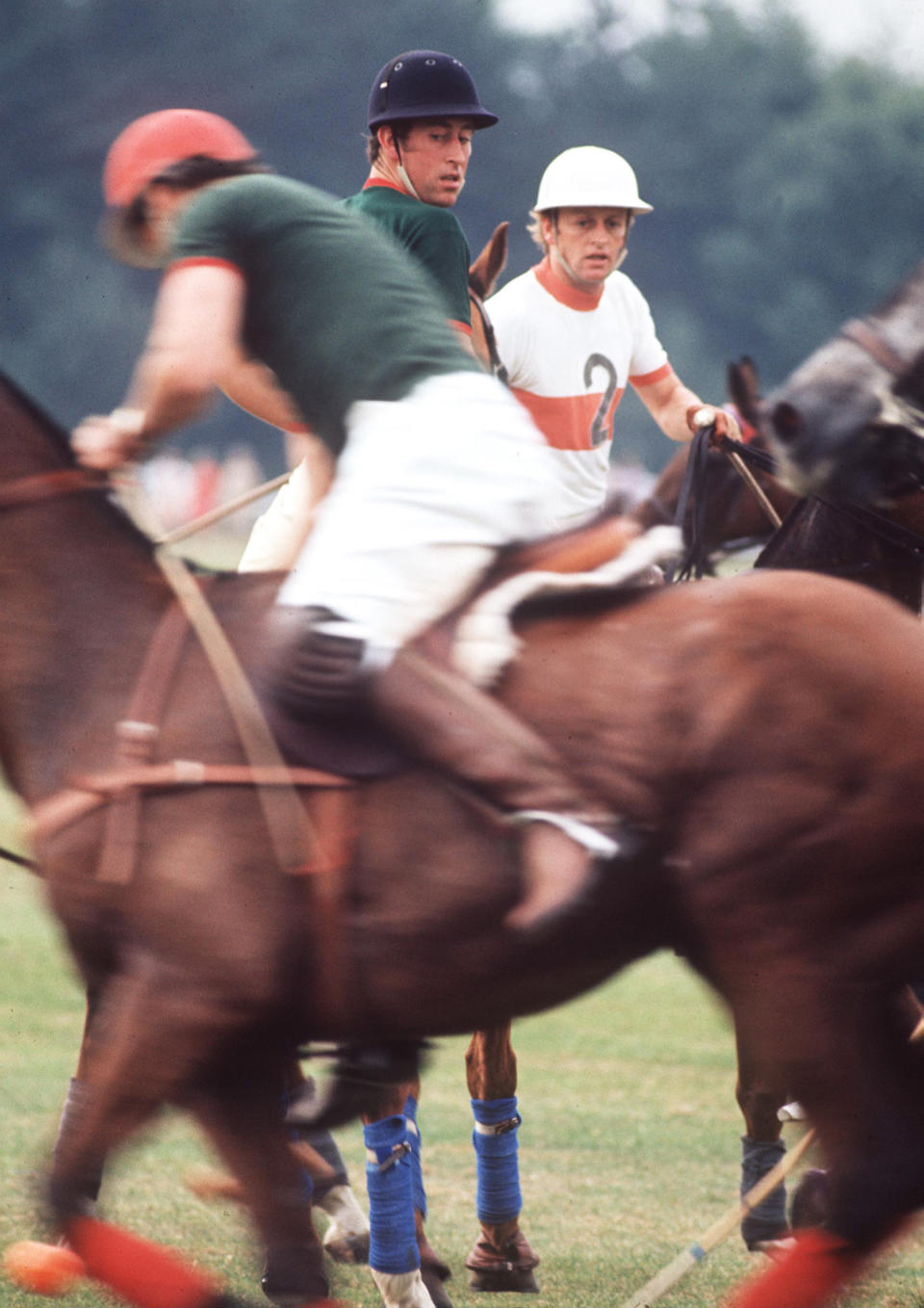 Prince Charles And Andrew Parker-bowles Playing Against Each Other At Pol (Tim Graham Photo Library via Getty Images )