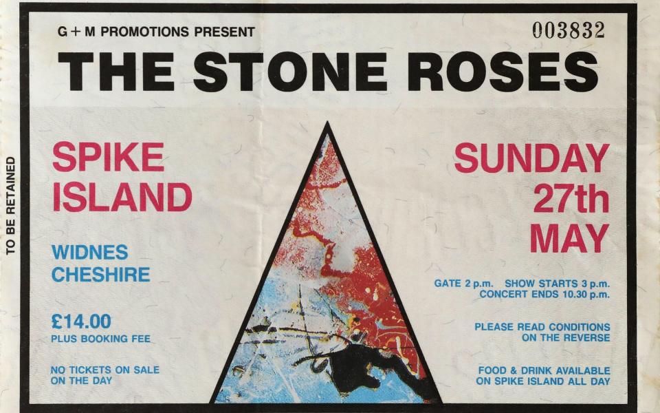 The Stone Roses at Spike Island, ticket stub  - James Boardman