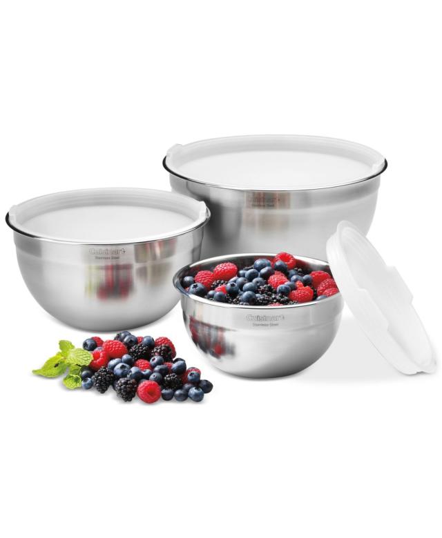 Anchor Hocking Glass Food Prep Mixing Bowl with Cherry Lid, 4