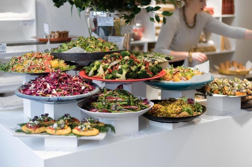 Salads galore: Ottolenghi's salad counter