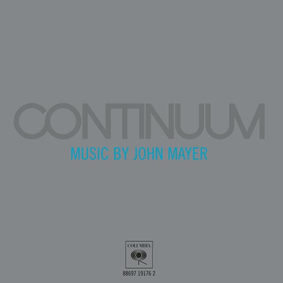 john mayer continuum artwork